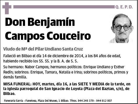 CAMPOS COUCEIRO,BENJAMIN