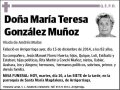 GONZALEZ MUÑOZ,MARIA TERESA