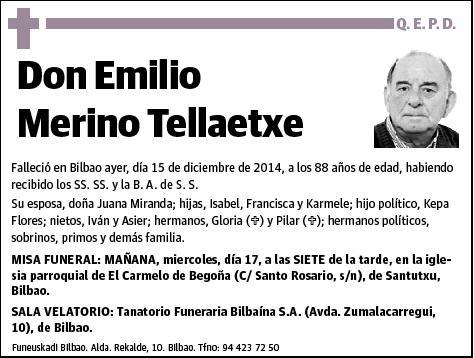 MERINO TELLAETXE,EMILIO