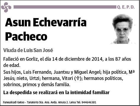 ECHEVARRIA PACHECO,ASUN