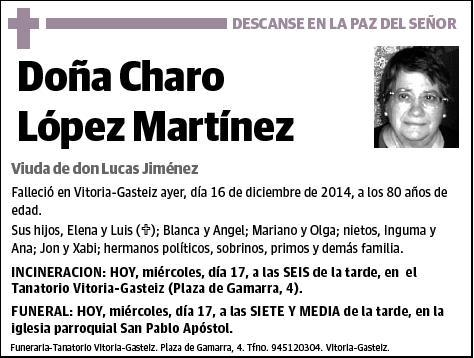 LOPEZ MARTINEZ,CHARO