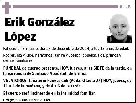 GONZALEZ LOPEZ,ERIK