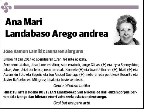 LANDABASO AREGO,ANA MARI