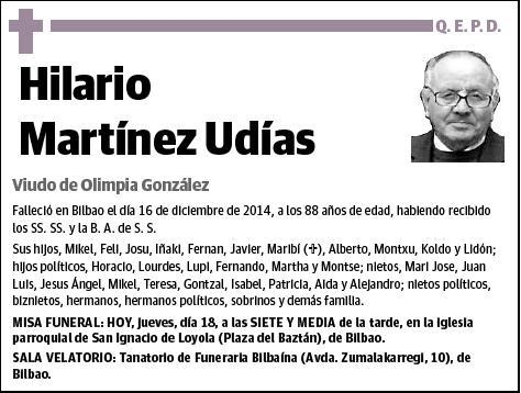 MARTINEZ UDIAS,HILARIO