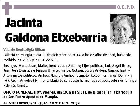 GALDONA ETXEBARRIA,JACINTA