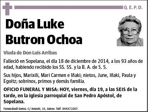 BUTRON OCHOA,LUKE