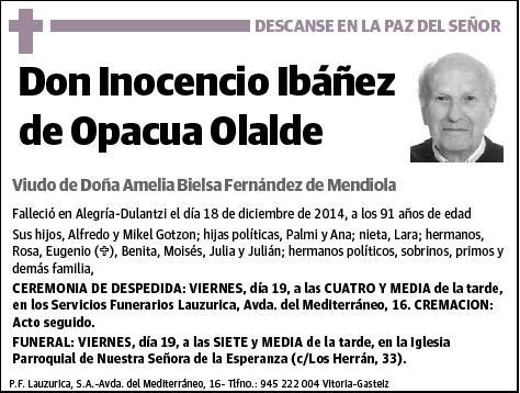 IBAÑEZ DE OPACUA OLALDE,INOCENCIO