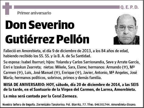 GUTIERREZ PELLON,SEVERINO