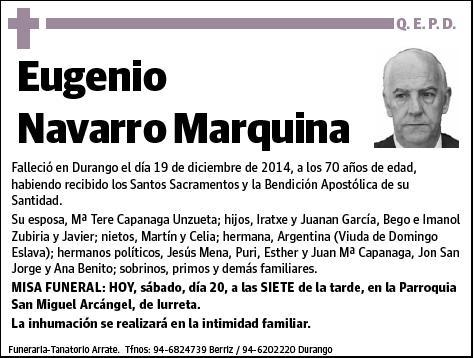 NAVARRO MARQUINA,EUGENIO