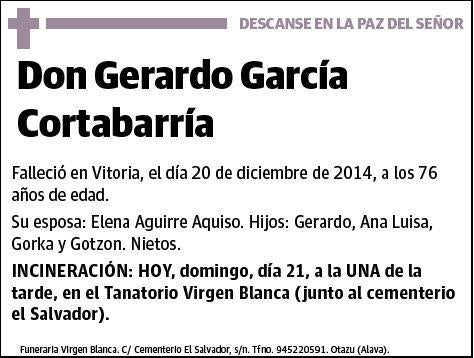 GARCIA CORTABARRIA,GERARDO