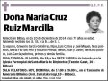 RUIZ MARCILLA,MARIA CRUZ