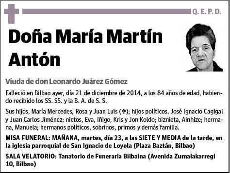 MARTIN ANTON,MARIA