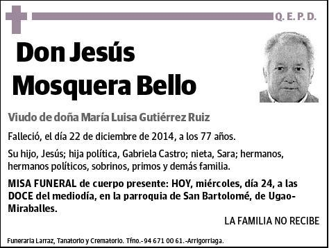 MOSQUERA BELLO,JESUS