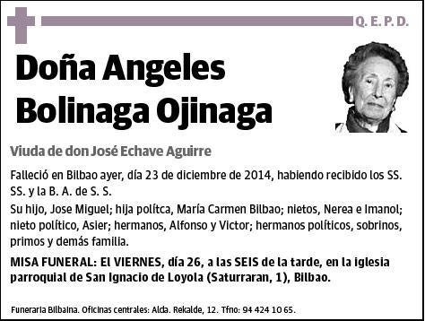 BOLINAGA OJINAGA,ANGELES