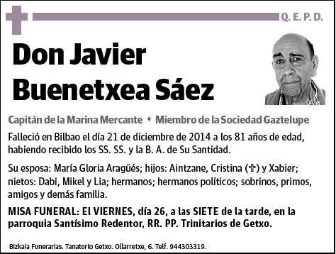 BUENETXEA SAEZ,JAVIER