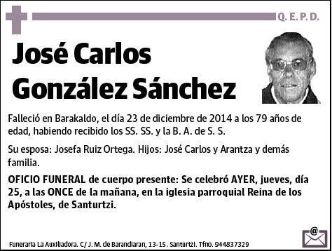 GONZALEZ SANCHEZ,JOSE CARLOS