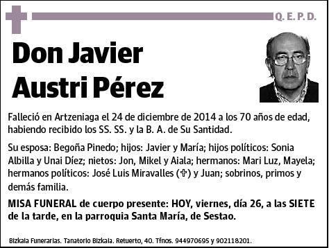 AUSTRI PEREZ,JAVIER