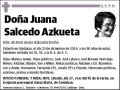 SALCEDO AZKUETA,JUANA