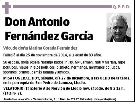 FERNANDEZ GARCIA,ANTONIO