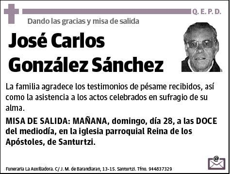 GONZALEZ SANCHEZ,JOSE CARLOS