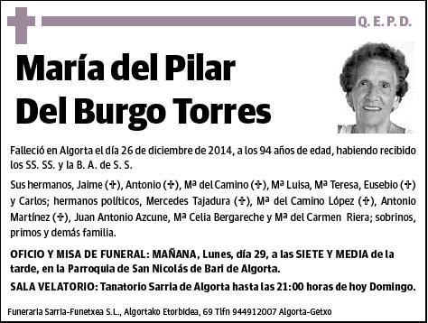 DEL BURGO TORRES,MARIA DEL PILAR