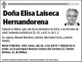LAISECA HERNANDORENA,ELISA