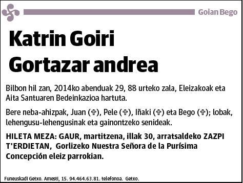 GOIRI GORTAZAR,KATRIN