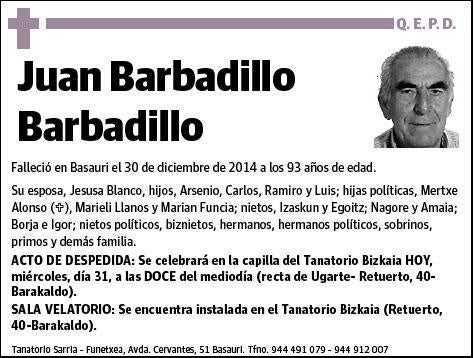 BARBADILLO BARBADILLO,JUAN