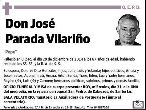 PARADA VILARIÑO,JOSE