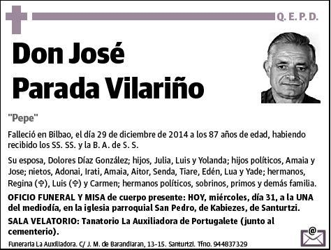 PARADA VILARIÑO,JOSE