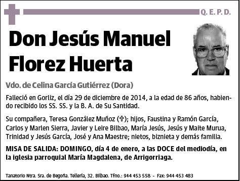 FLOREZ HUERTA,JESUS MANUEL