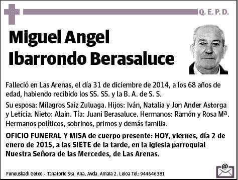 IBARRONDO BERASALUCE,MIGUEL ANGEL