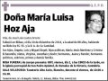 HOZ AJA,MARIA LUISA