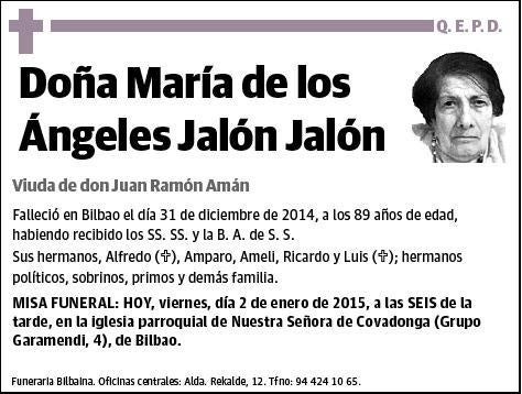 JALON JALON,MARIA DE LOS ANGELES