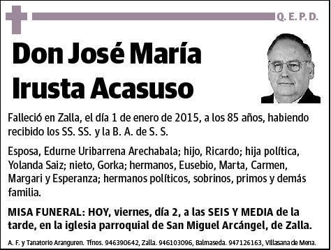 IRUSTA ACASUSO,JOSE MARIA