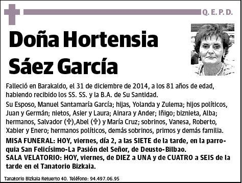 SAEZ GARCIA,HORTENSIA