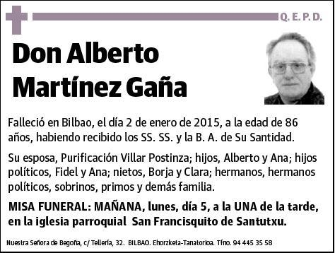 MARTINEZ GAÑA,ALBERTO