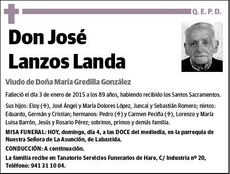 LANZOS LANDA,JOSE