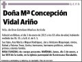 VIDAL ARIÑO,Mª CONCEPCION