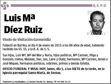 DIEZ RUIZ,LUIS Mª