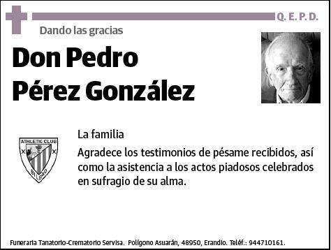 PEREZ GONZALEZ,PEDRO