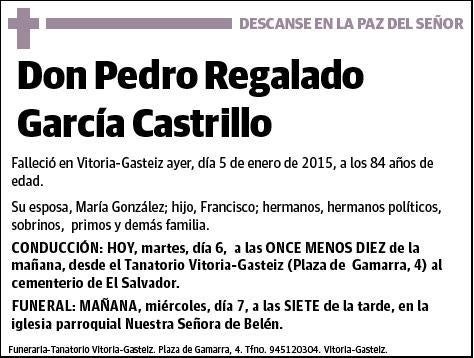 REGALADO GARCIA CASTRILLO,PEDRO