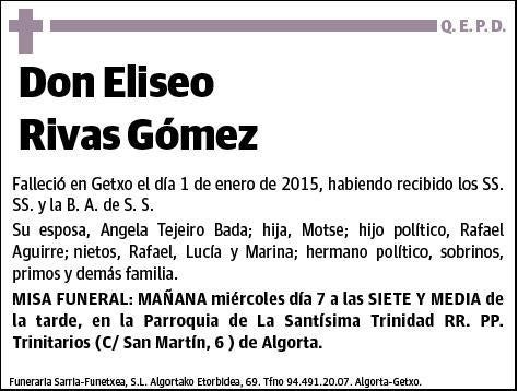 RIVAS GOMEZ,ELISEO