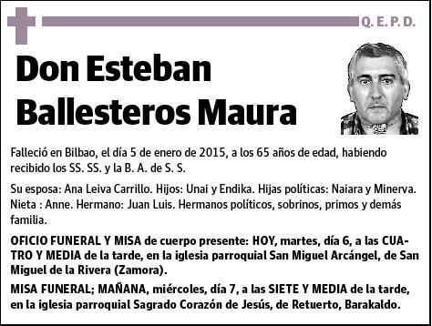 BALLESTEROS MAURA,ESTEBAN