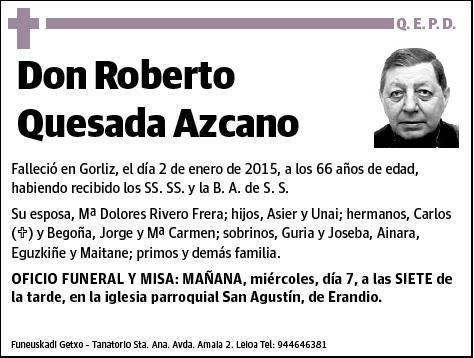 QUESADA AZCANO,ROBERTO