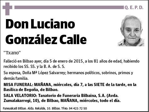 GONZALEZ CALLE,LUCIANO