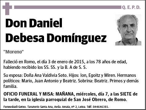 DEBESA DOMINGUEZ,DANIEL