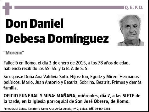 DEBESA DOMINGUEZ,DANIEL