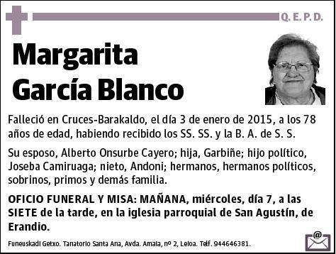 GARCIA BLANCO,MARGARITA