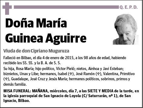 GUINEA AGUIRRE,MARIA